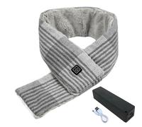 Écharpe chauffante pour le cou - Écharpe douce et chaude - Coussin chauffant pour le cou, 3 réglages de température réglables pour les activités de plein air, pour homme et femme