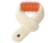 Écharpe chauffante rechargeable - Cache-cou électrique, 3 réglages de température, écharpe chauffante rechargeable, pour homme, hiver, Noël, ski, course à pied, voyage, plein air, Kaki, Refer to