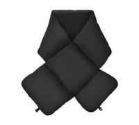 Écharpe chauffante rechargeable intelligente USB mini écharpe pour temps froid avec 3 fonctions d'arrêt automatique pour homme, femme, écharpe courte, Noir , taille unique