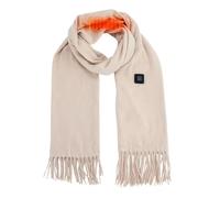 Écharpe chauffante USB douce et chaude à carreaux pour femme et homme, kaki, taille unique