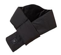 Écharpe chauffée, coussin de chaleur du cou USB, écharpe hivernale, écharpe chauffée avec 3 niveaux de chauffage, peluche en peluche de massage électrique enveloppe (noir)