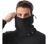 Écharpe Chauffée De Type C, Réchauffeur De Cou Électrique, Écharpe De Chauffage En Velours, Contrôle De La Température, Chaleur Améliorée, Réglage De La Température, Noir Pour Temps Froid Extérieur, H