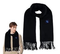 Écharpe chauffée, écharpe chauffante électrique,Enrouleur de cou intelligent de couleur unie | Coussin chauffant pour le cou à 3 températures, écharpe chauffante électrique intelligente pour