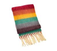 Écharpe Couleur Arc-en-ciel Foulard Coréen Chaud Longue Tenue D'hiver Pour Enfant Accessoire De Vêtements Pour Nouvelle Collection Automne Hiver 2024