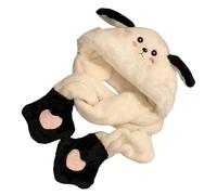 Écharpe coupe-vent pour chien, écharpe, gants, chapeau, trappeur pour femme et fille, utilisation quotidienne, trappeur pour activités d'hiver en plein air