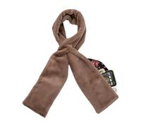 Écharpe courte, cache-cou avec poches zippées, écharpe de cou | pour femmes, trajets quotidiens, voyage, plage, printemps, automne, marron, Refer to description