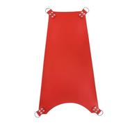 Echarpe Cuir Ajustée 4 Points Rouge