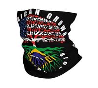 Écharpe Cultivé Aux États-Unis avec des Racines Brésiliennes Drapeau du Brésil Couvre-Chef Multi-Usage Décoration Faciale Durable Cache Cou pour Cyclisme Randonnée Jogging 25X50CM