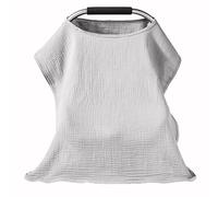 Écharpe d'allaitement multifonction facile à transporter pour poussettes/chaise haute, doux et sûr, grand drapé pour l'intimité de bébé