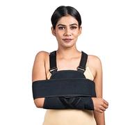 Écharpe de bras, épaules - Meilleur support rotatif entièrement réglable et support de coude - Comprend une bande d'immobilisation pour une récupération rapide - pour homme et femme