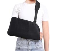 Écharpe de Bras,Maintien du Bras,Echarpe de Bras pour Bras Gauche/Droit,Écharpe de Bras Immobilisateur D'épaule,Confortable Attelle de Soutien pour Blessures,Approprié Main Coude D'épaule(Noir)