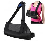 Écharpe de Bras Médicale pour Immobilisation Épaule et Coude Attelle de Soutien Post-Opératoire pour Fracture Entorse et Luxation Ajustable pour Bras Gauche ou Droit(L)