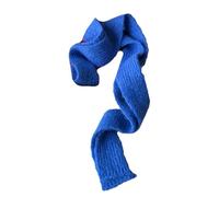 Écharpe de cou pour femme et homme - Cache-cou en tricot gothique étroit - Long hiver - Automne - Mode - Chaud - Hiver, bleu, taille unique