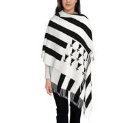 Écharpe De Couverture Chaude pour l'hiver, Drapeau Breton Breton Châle Enveloppement pour Femme Hiver Chaud Longue Écharpe Douce Pashmina Châle Écharpes pour Femme Hiver, comme Indiqué, Taille