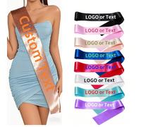 Écharpe de fête personnalisée, écharpe personnalisée avec logo texte, écharpe de enterrement de vie de jeune fille, écharpe de fête de enterrement de vie de jeune fille, écharpe de concours personnali