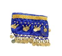 Écharpe de Hanche pour Chien, Style Danse du Ventre, Créative, Mignonne, Facile à Porter, Amusante, Légère, à Paillettes, Rideau de Hanche, Costume de, Bleu Foncé