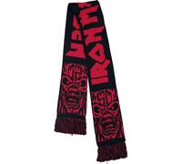 Iron Maiden Soccer Scarf Homme Écharpe noir/rouge 100% Acrylique
