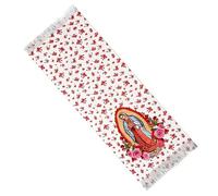 Écharpe De La Vierge Marie - Châle Catholique Doux Et Chaud À Motif Floral | Châle De Voyage De Prière Confortable Pour Femmes, Pour Une Utilisation Polyvalente, Écharpe Pour Intérieur Et Extérieur, H