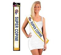 Echarpe Miss Super Copine Bleue - Bleu Blanc G