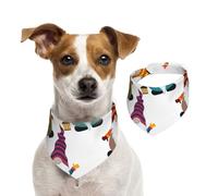 Écharpe de Noël douce et confortable avec imprimé nains de Noël