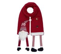 Écharpe de Noël - Écharpe de lutin - Écharpe d'hiver Gnome - Écharpe décorative en peluche pour homme et femme - Écharpe chaude à la mode - Longue écharpe à enrouler, Taille unique, Siehe Beschreibung