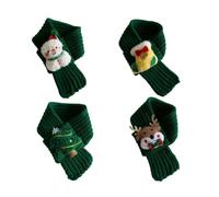 Écharpe de Noël pour Animaux, Chat Chien Tour de Cou, Petits Animaux w | Écharpe pour petits chiens, Écharpe décorative, Tricot doux, Extensible, Prêt photo(Green,L)