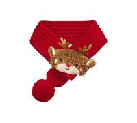 Écharpe de Noël pour chien - Cache-cou tricoté, bandana de vacances pour chiens | Accessoire festif pour les fêtes de Noël, les promenades en plein air | Tenue de célébration d'hiver pour chiens de