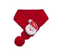 Écharpe de Noël pour chien - Cache-cou tricoté, bandana de vacances pour chiens | Accessoire festif pour les fêtes de Noël, les promenades en plein air | Tenue de célébration d'hiver pour chiens de