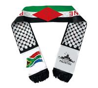 Écharpe de Palestine pour tous les âges Drapeaux de Palestine Écharpe en pour événement formel Drapeaux nationaux Glands de vacances Tendance Shemagh
