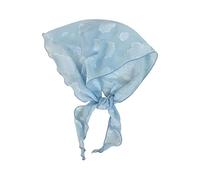 Écharpe de plage en dentelle respirante pour femme - Légère et douce - Accessoire de cou triangulaire avec broderie complexe - Fleur