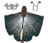 Écharpe De Plumes Élégant Pour Écharpe Élégante Pour Femmes, Accessoires De Costume | Écharpe Aile De Pois, Halloween Costume Pour Femmes, Argile Cosplay, Écharpe De Carnaval, Déguisement Pour Fe