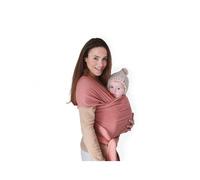 Echarpe de portage bébé Mushie rose