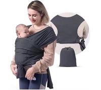 Echarpe de portage bébé, nouveau né et tous petits, porte-bébé unisexe avec anneaux réglables,Ergonomie, Confort et Sécurité