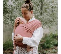 Boba Écharpe de Portage Bébé, Coton Extensible, Rose Poudré