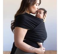 Echarpe de portage Wrap Noir - L'écharpe de Portage Wrap tient solidement bébé contre le parent. Elle est spécialeme…