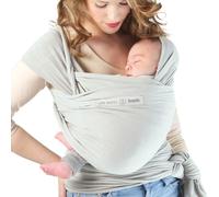 Love Radius BASIC Coton BIO - Naissance à 9 kg - Echarpe de portage extensible - Réglage facile 1 noeud préalable pour mettre et sortir bébé - Portage ventral - Porte bébé mains libres - Perle