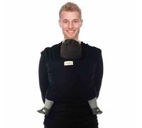Écharpe De Portage En Coton Biologique Tricot Slen Noir TU