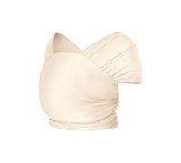 Écharpe de portage Ergobaby pour nouveau-nés de la naissance à 11,3 kg, écharpe de portage Aura Knit en tissu élastique et respirant, écharpe de portage unisexe, Cream