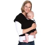 Echarpe de Portage Moby Wrap Noir Noir