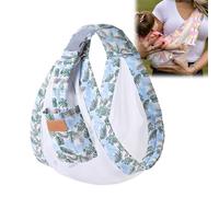 écharpe de Portage Réglables,Porte Bebe Hanche Respirante,LatéRale Porte Bebe,Portable Echarpe De Portage Bebe,Porte Bébé Latéral Pour Les Nouveau-néS Jusqu'à 3-36 Mois (Vert)