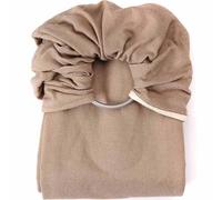 Echarpe de portage Sling sans noeud tissé en coton bio beige sable