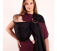 Echarpe de portage Sling tissée sans nœud Noir