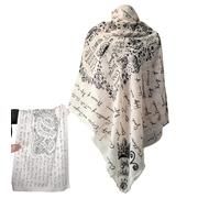 Écharpe De Prière - Fournitures De Méditation, Grands Châles Chrétiens Talit Brodé Élégant | Enveloppement Léger Et Respirant, Dames Mères Voyageurs Professionnels Église Réflexion Personnelle