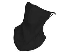 Écharpe de protection solaire unisexe pour femme, idéale pour la saison chaude, les activités de plein air, couverture du cou pour femme, Noir , Taille unique