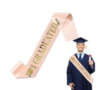 Écharpe de remise des diplômes, Sash de diplômés - Je suis diplômé du châle de graduation à la ceinture d'épaule | Sublimation Écharpe Activités scolaires Costume de châle pour les diplômés femmes