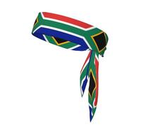 Écharpe de sport double face WHJSSF Afrique du Sud Motif Drapeau Doux et Respirant Convient pour Yoga Course et Fitness