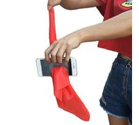 Écharpe de tour, tours de soie - Foulard amusant en gros plan en soie par téléphone | Accessoires de spectacle de magicien pour débutants, tirez la soie à travers votre téléphone, tours de magie