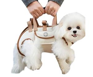 Écharpe de transport pour chien - S/M/L réglable pour animal domestique, chiot avec poche | Sac de transport à dégagement rapide pour petits chiens, pour chat, voyage, randonnée, vélo, avion
