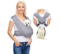 Écharpe de Transport pour Chiens de Petite Taille et Chat orientée vers l'avant, Mains Libres, Taille réglable, réduction des douleurs dorsales, en Coton Doux, de qualité supérieure
