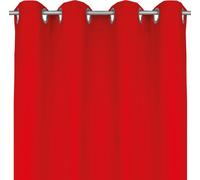 Echarpe déco Ellen oeillets approx. 140x245 cm rouge - carmine red